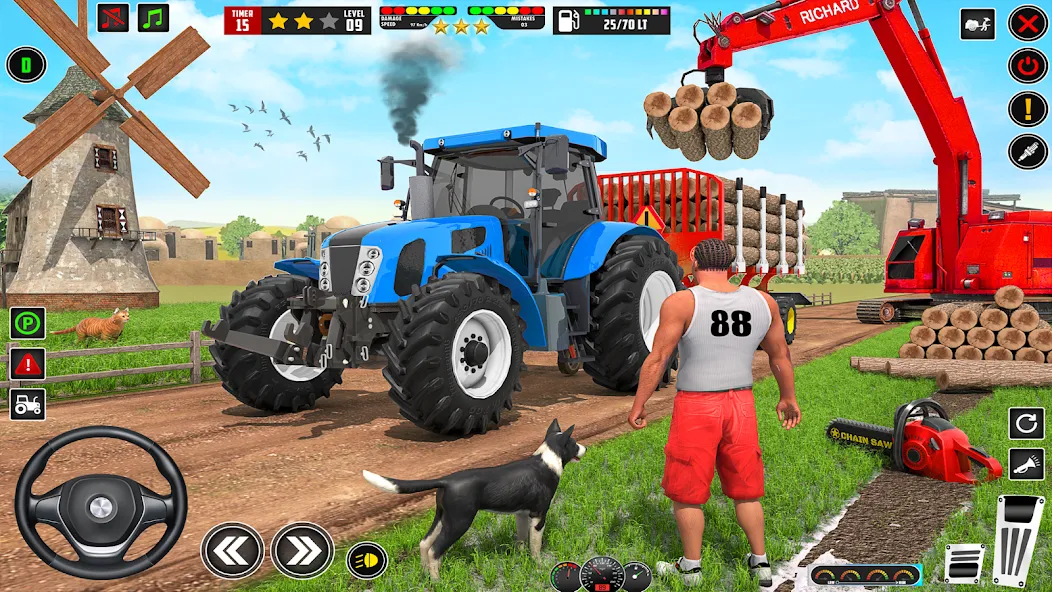 Big Tractor Farming Simulator screenshot 1
