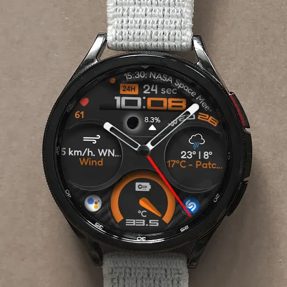 Digital Watch Face CUE107 screenshot 1
