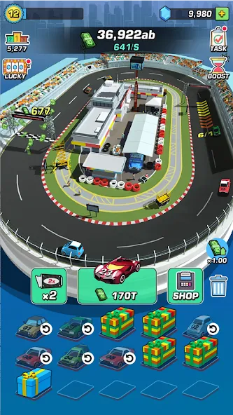 Idle Car Racing screenshot 4