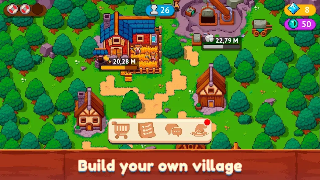 Idle Town Master - Pixel Game screenshot 1