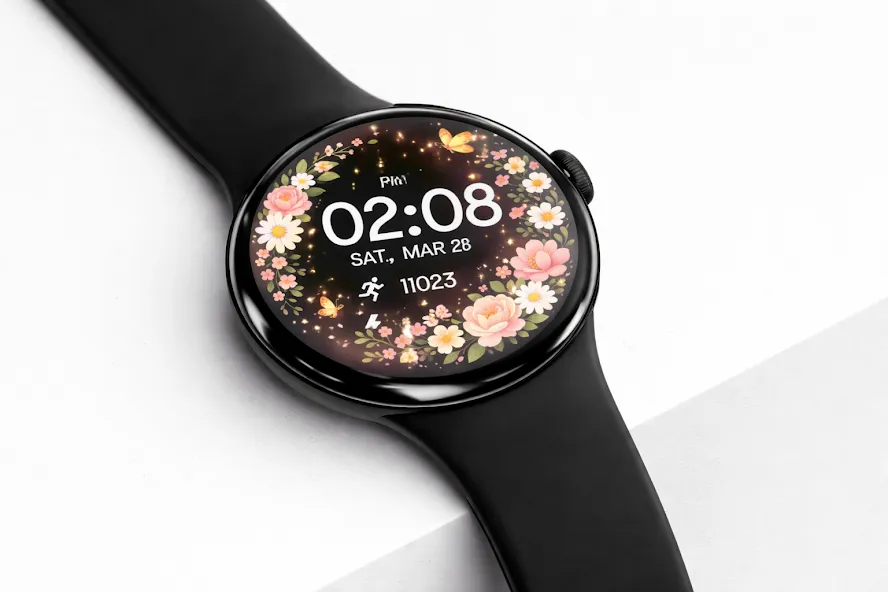 Cute Floral Aesthetic Watch screenshot 2