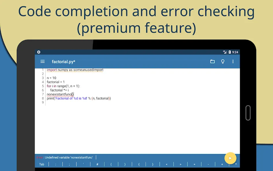 Pydroid 3 - IDE for Python 3 screenshot 12