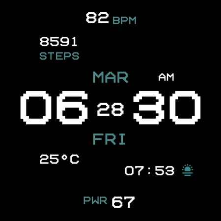 Night Force Watch Face screenshot 12
