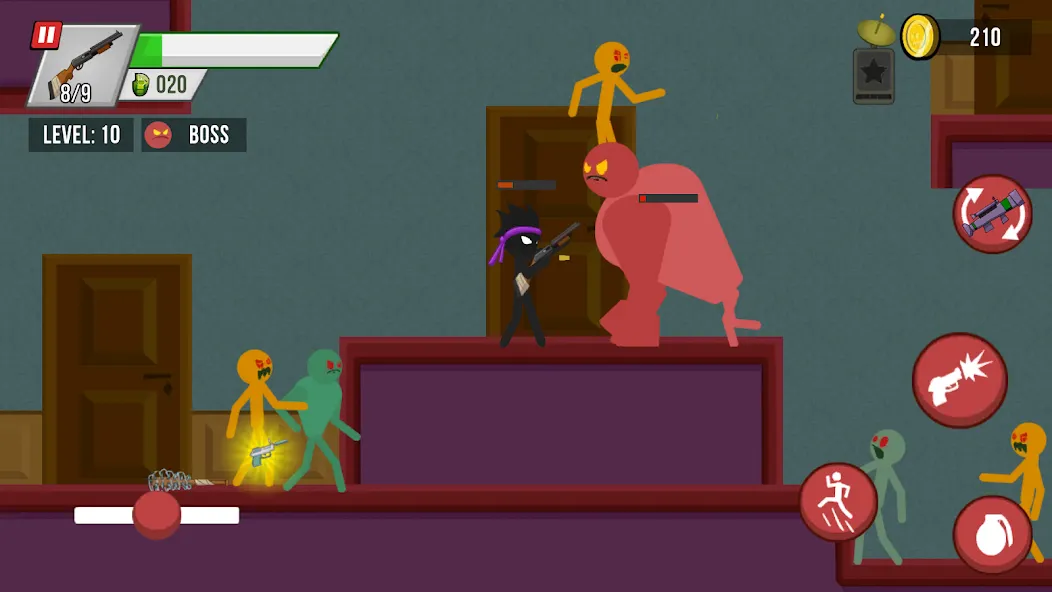 Stick vs Zombies: Platformer screenshot 3
