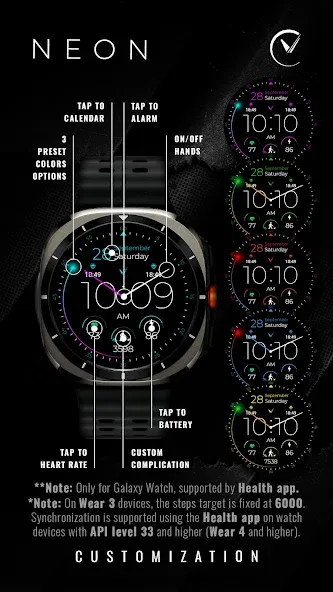 Voron NEON Watch Face screenshot 6