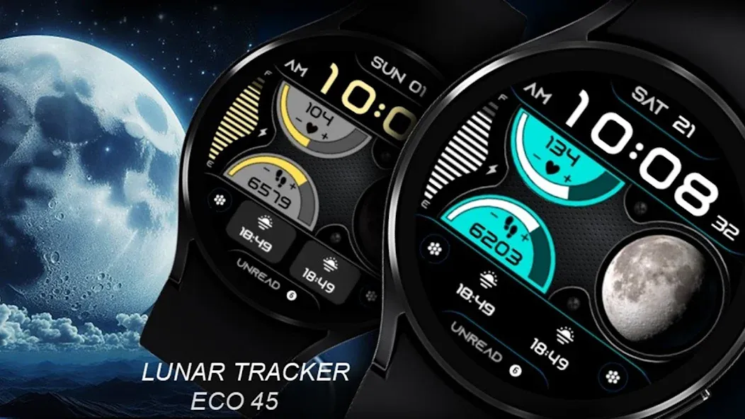 Lunar Moon Phase Digital ECO45 screenshot 18