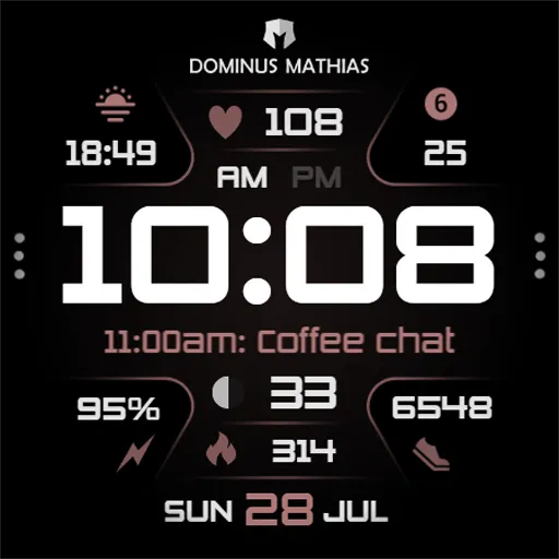 DM093 Futuristic Data Watch screenshot 11