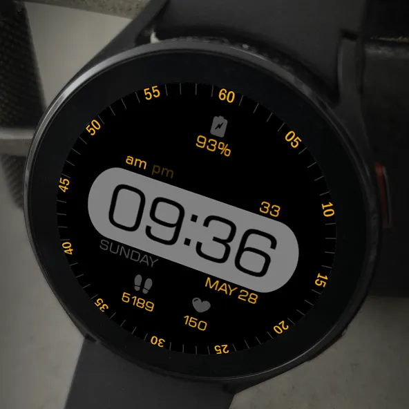 Key060 Digital Watch Face screenshot 7