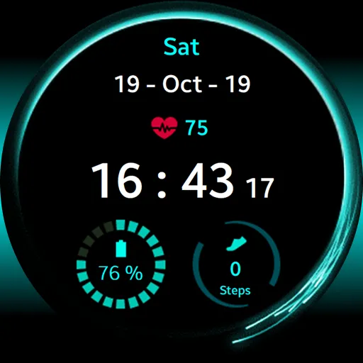 Racing Lines Watch Face screenshot 2