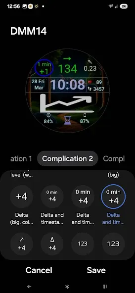DMM14 Diabetic Watch Face screenshot 4