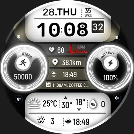 ML2U 297 Watch Face screenshot 28