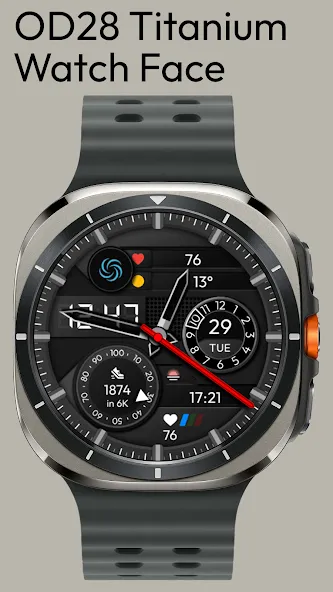 OD28 Titanium Watch Face screenshot 24