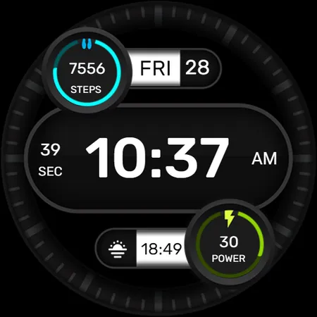 IA130 Simple Digital Watchface screenshot 9
