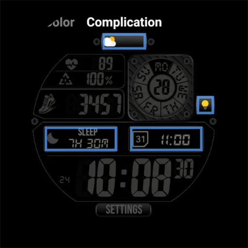 Digital Watch Face MB401 screenshot 26