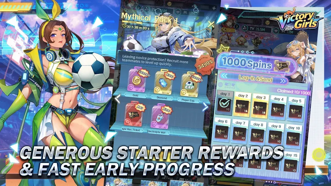 Victory Girls: Anime Soccer screenshot 7