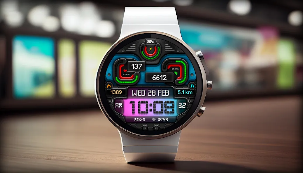Digital BUBAS URX17 Watch face screenshot 3