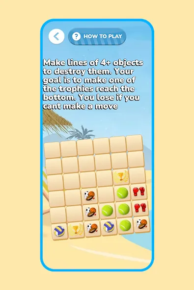 Volleyball Tile Smash screenshot 2
