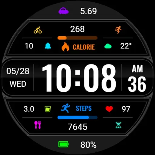 Dark Multifunctional ZKinWatch screenshot 5