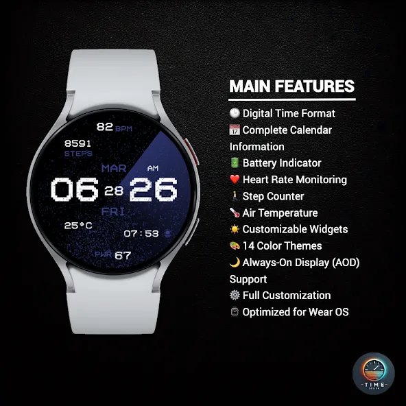 Night Force Watch Face screenshot 2