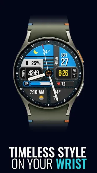 Tancha S89 Hybrid Watch Face screenshot 4