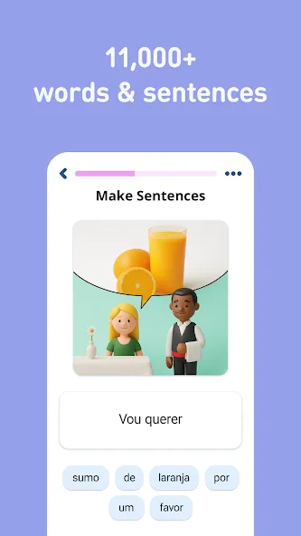 Learn Portuguese - 11000 Words screenshot 4