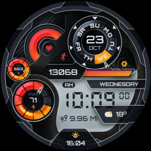 Glass Digital Watch Face screenshot 10