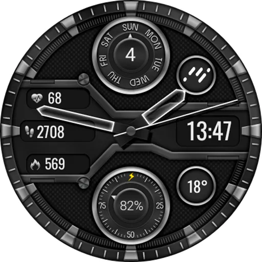 Hibrid Nezer Watch Face screenshot 10