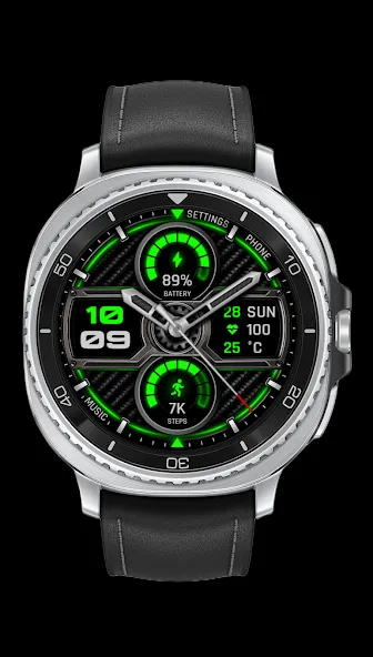 Phantom - Hybrid v4 watch face screenshot 2