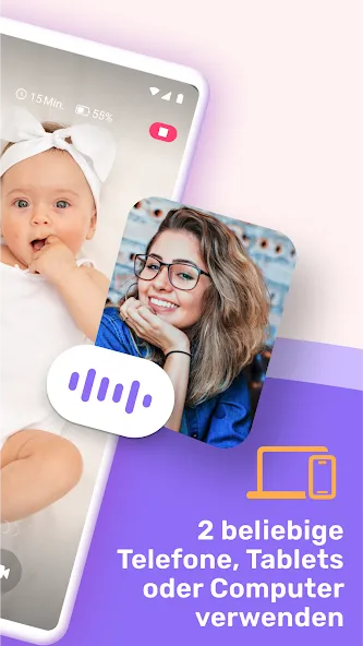 Babyphone Bibino: Baby Kamera screenshot 2