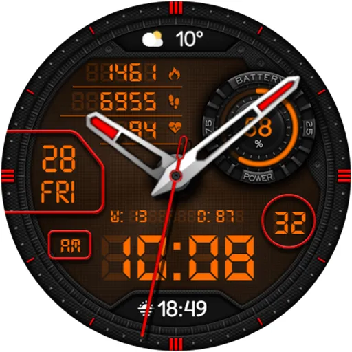 Hybrid PIKANT Watch face screenshot 14
