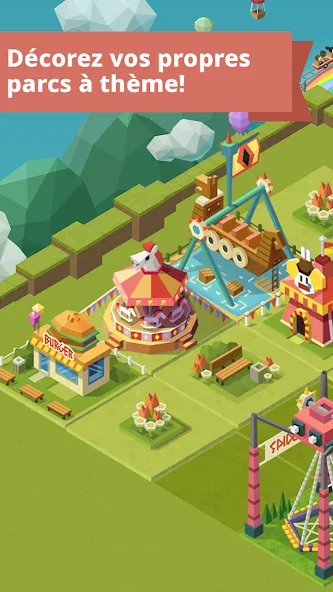 Merge Tycoon: 2048 Theme Park screenshot 2