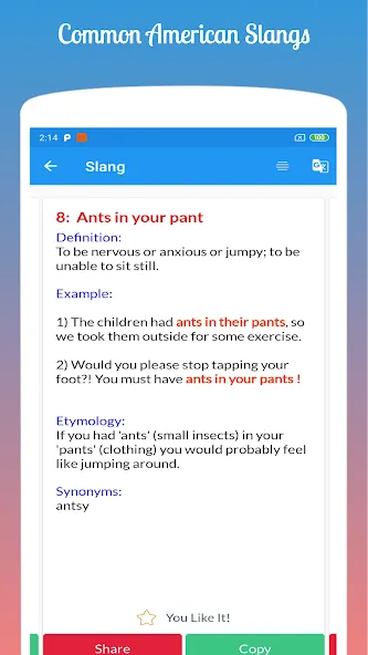 English Idioms & Phrases screenshot 7