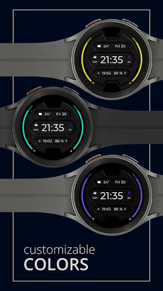 DADAM56: Digital Watch Face screenshot 2