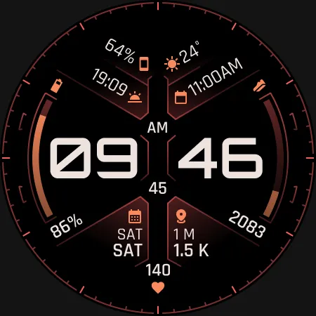 TKS 17 Surge Watch Face screenshot 9