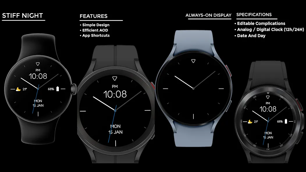 Stiff Night - watch face screenshot 15