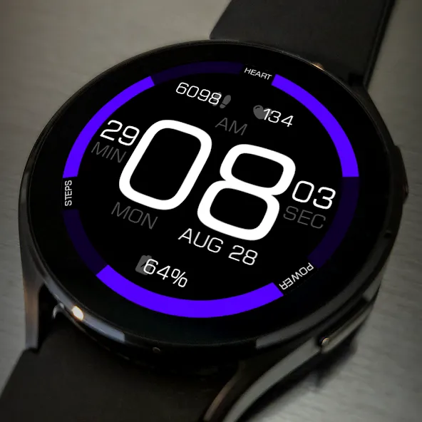 Key089 Digital Watch Face screenshot 4