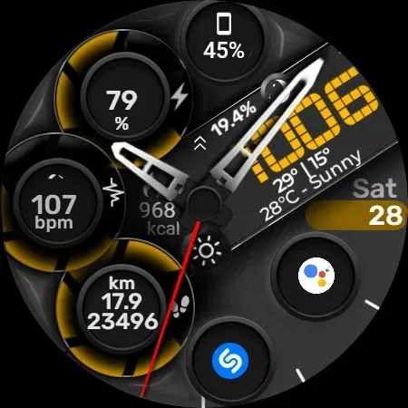 Digital Watch Face CUE097 screenshot 10
