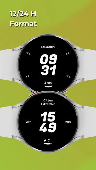 Embassy 2: Minimal Watch Face screenshot 2