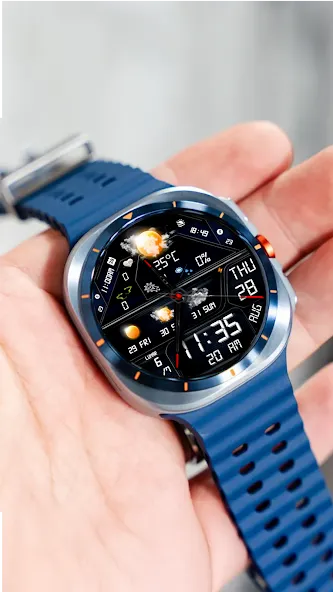 N-SPORT759 weatherDigital Face screenshot 1