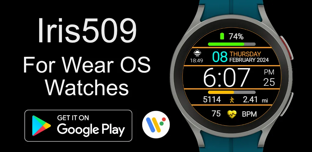 Iris509 Digital Watch Face screenshot 8