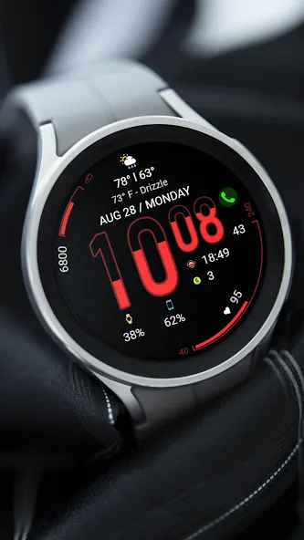 WFP 107 Hourglass watch face screenshot 7