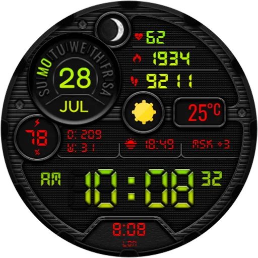 DIGI MADRASAN CTS33 Watch face screenshot 19
