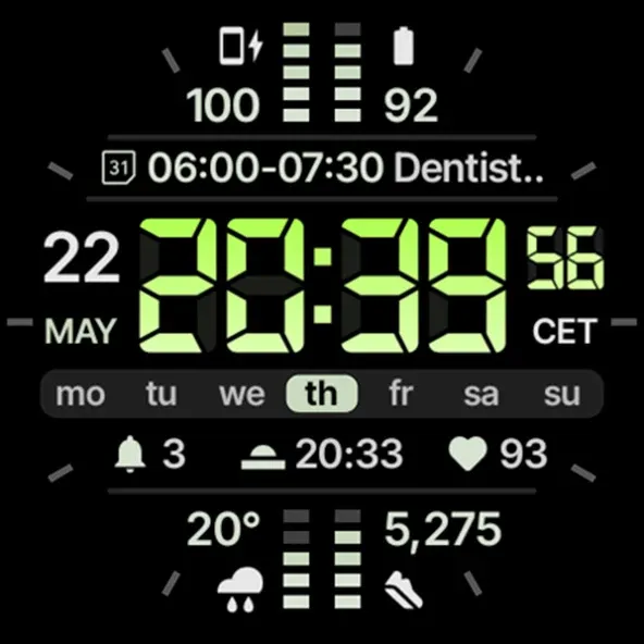 TACT 5 Watch Face screenshot 9