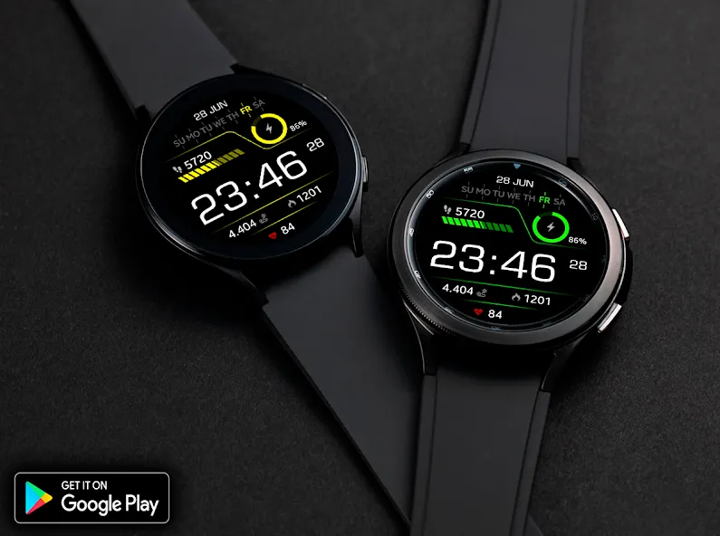 Digital Worko Watch Face screenshot 3