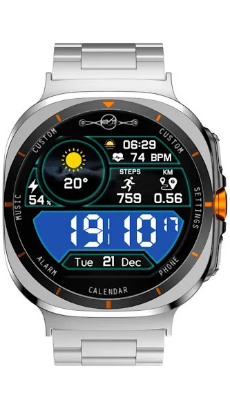 NTV352 - Digital Pro watchface screenshot 10