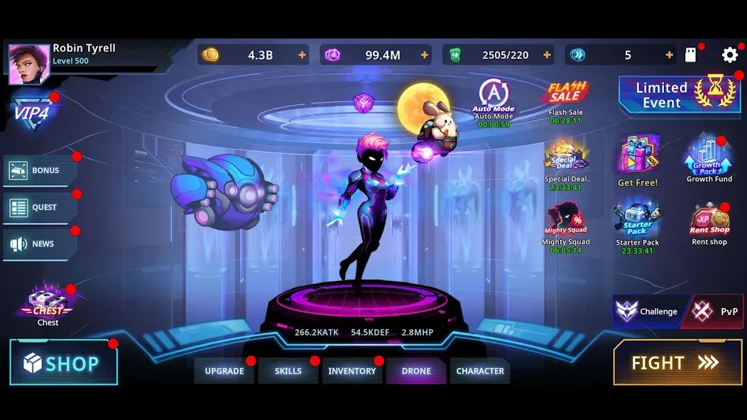 Cyber Fighter: Offline Fantasy screenshot 5