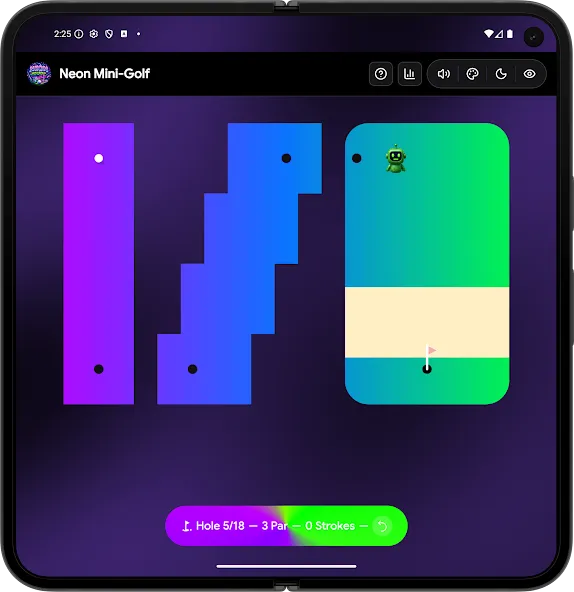 Neon Mini Golf Offline No Wifi screenshot 19