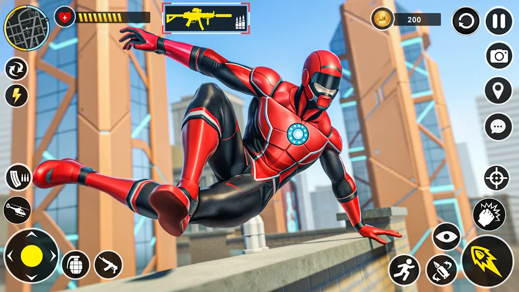 Rope Hero: Crime City Action screenshot 2