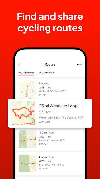 Map My Ride: Bicicleta Mapas screenshot 6