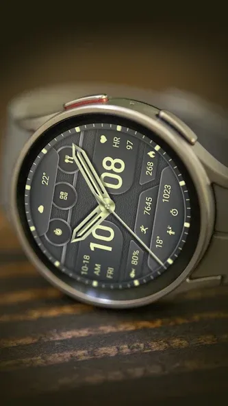 ZKin Watch Face Texture Yellow screenshot 3